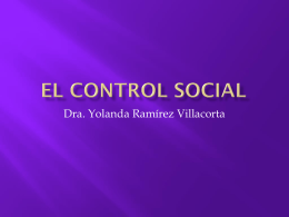 4 El Control Social