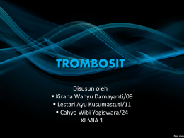 3. Trombosit - XI MIA 1