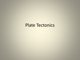 plate tectonics