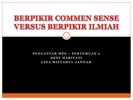 PMPS Pertemuan 2 - Lina Miftahul Jannah