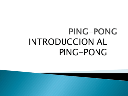 3. presentacion ping-pong