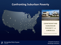 Confronting Suburban Poverty [PowerPoint
