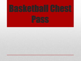 Basketball Chest Pass