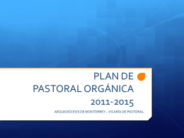 PPO2011_2015 - Arquidiócesis de Monterrey