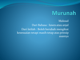 Murunah - Panitia Tasawwur Islam 16