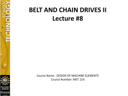 Lecture #8
