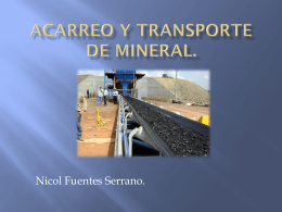 acarreo y transporte de mineral