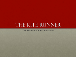 THE KITE RUNNER