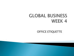 Office Etiquette - Tim Burry - Home