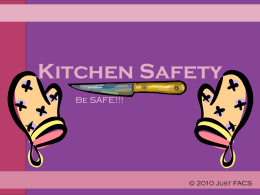 Kitchen Safety - the crumbling cookie