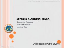 sensor & akuisisi data