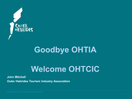 Goodbye OHTIA, Welcome OHTCIC - hebridean