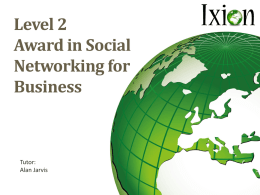 Level 2 Award in Social Networking for Business