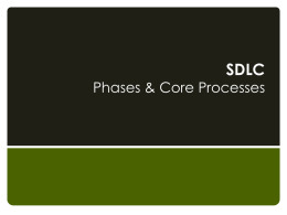 SDLC Phase: Planning