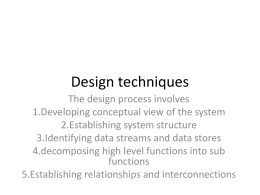 Design techniques