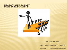 empowerment - fundamentosadministracion