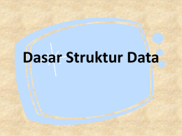 Materi Dasar Struktur Data