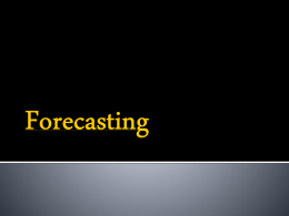 pertemuan 4:Forecasting