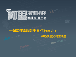 一站式搜索服务平台-TSearcher