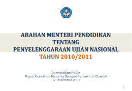 UN-UASBN Mendiknas 2010/2011