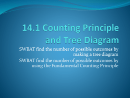 14.1 Counting Principle and Tree Diagram - Miss-Stow-Math