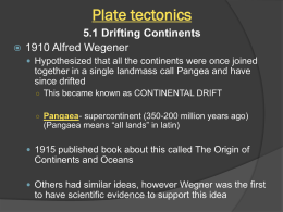 Plate Tectonics