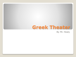 Theater history Powerpoint