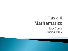 Task 4 Mathematics