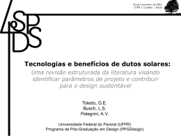 Tecnologias e benefícios de dutos solares