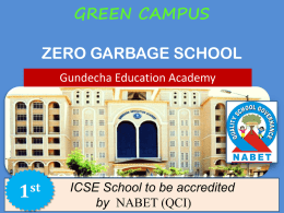 GEA Green School Campus initiative