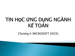 chuong 4_microsoft excel