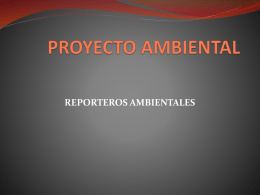 PROYECTO AMBIENTAL