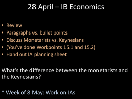 Welcome to IB Economics!