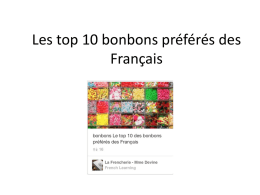 Les top 10 bonbons pr&eacute;f&eacute;r&eacute;s des Fran&ccedil;ais
