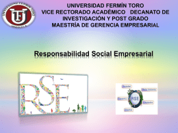 RSE Lineas Generales Presentación.ppt