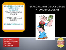 presentacion de fuerza y tono muscular