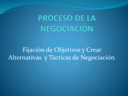 PROCESO DE LA NEGOCIACION