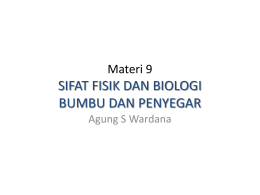 Bumbu - MATERI KULIAH PANGAN