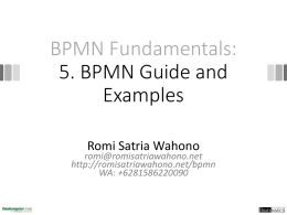 BPMN Guide and Examples