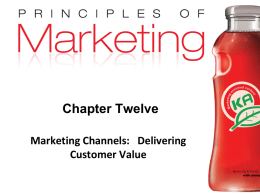 Marketing Channels