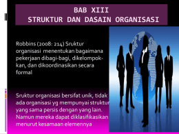 BAB 13 Desain Struktur Organisasi edit