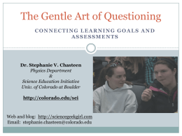 Learning goal