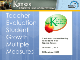 Teacher Evaluation Student Growth Multiple Measures