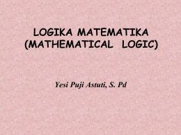 Logika Matematika 1