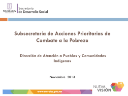 Presentaci&oacute;n Proyectos Ind&iacute;genas y Migrantes de la