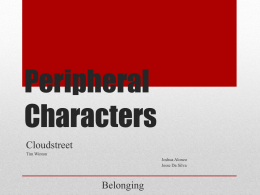 Peripheral Characters