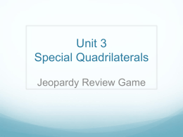 Unit 3 Jeopardy Review Part I