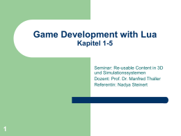 Game Development with Lua N Steinert