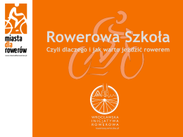 format PPT - Rowerowa Szkoła