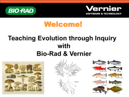 Teaching Evolution through Inquiry with Bio